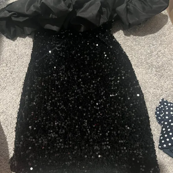 DO+BE Women's sequin mini Dress Black Size S‎ - Image 7