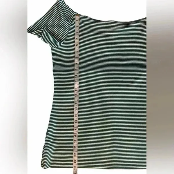 NWOT Old Navy Teal & White Striped XL Classic Shirt - Image 6