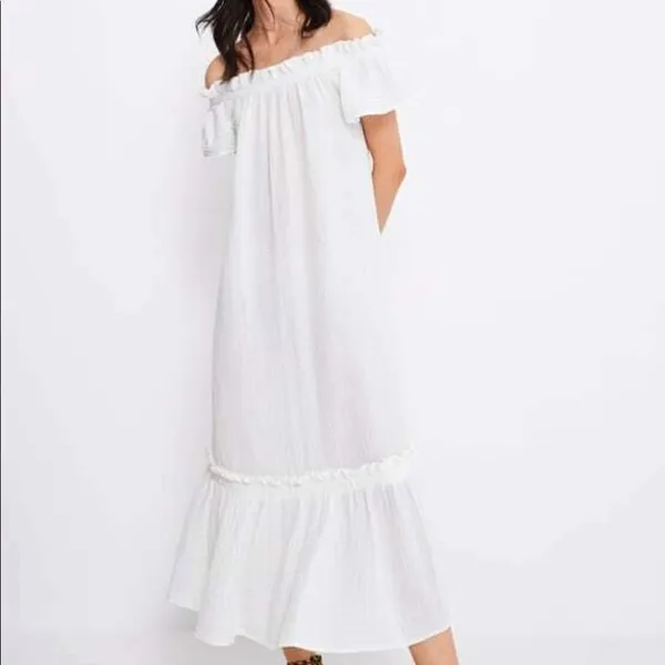 ✨ZARA Maxi Flounce Ruffle Trim Dress ✨ - Image 2