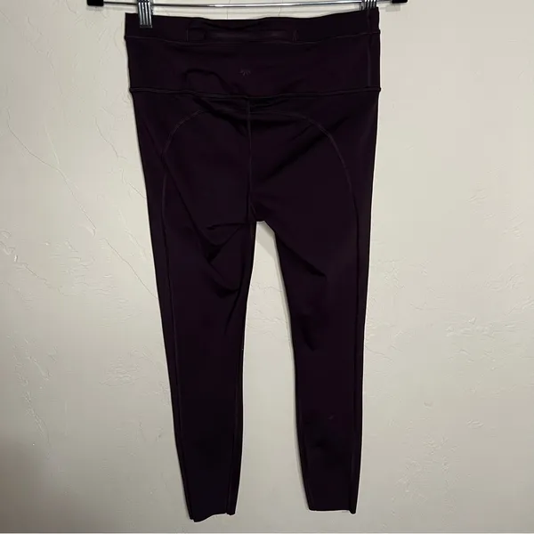 Athleta Accelerate 7/8 Tights‎ High Rise Egg Plant Athleisure SwiftLite Leggings - Image 6