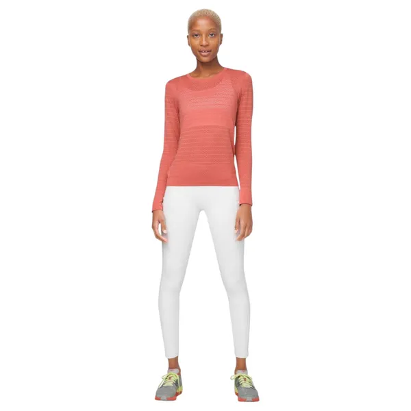 Lululemon Breeze By Long Sleeve Pink Mesh Shirt Size 8 - Image 7