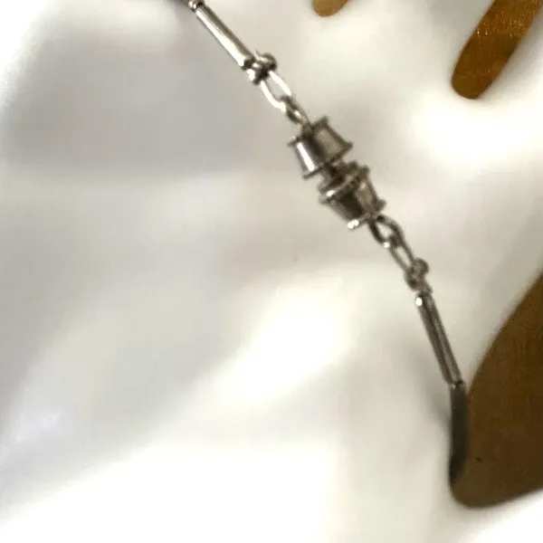 Puka shell tigers eye silver tone surfer bracelet - Image 8