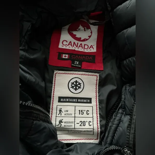 Women’s CANADA WHATHER GEAR puffer coat🖤 - Image 10