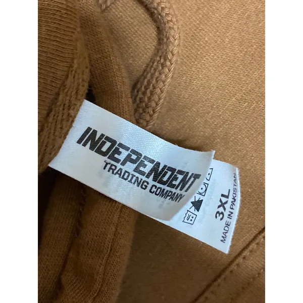 Independent Women's Brown Graphic Print Long Sleeve Hooded Hoodie Sweatshirt XL - Image 4