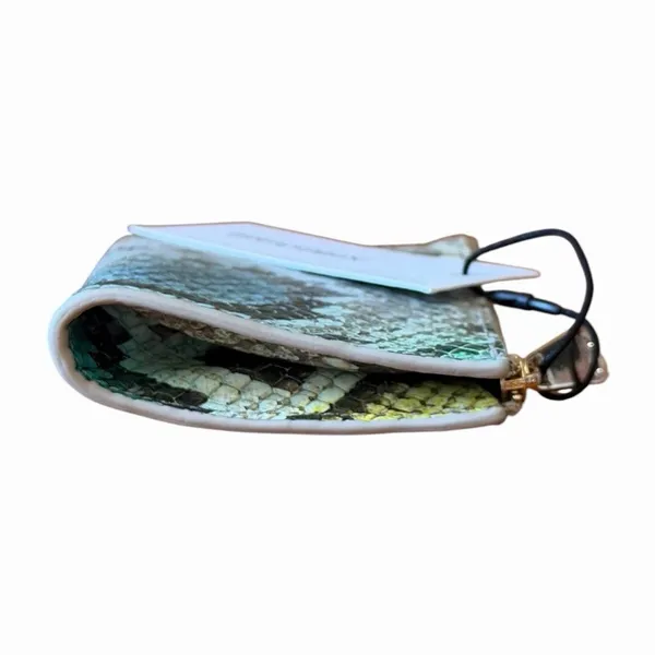 Brahmin NWT Mckenna Coin Purse Small Pouch Clutch Cerulean All Over Snake Print - Image 8
