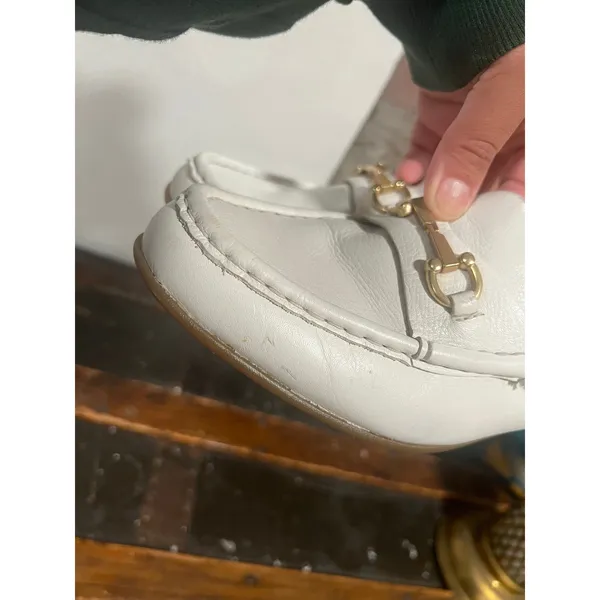 Born Women's Ardsley Preppy Loafer Leather White 8.5 Business Casual Officewear - Image 11