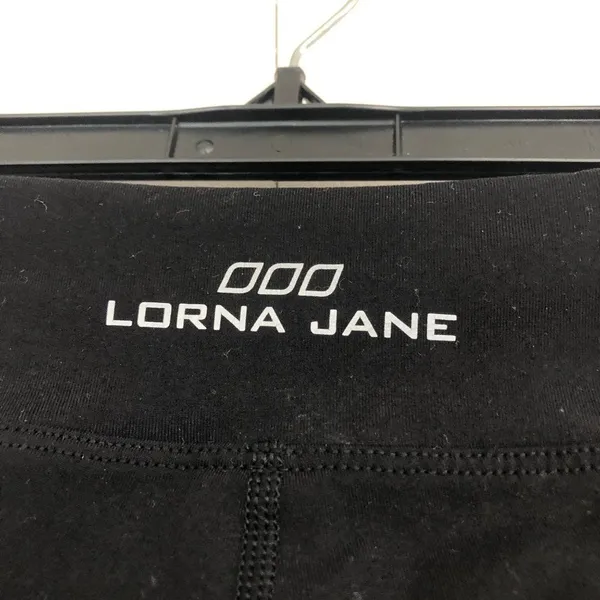 Lorna Jane womens athletic mid rise leggings black S - Image 3