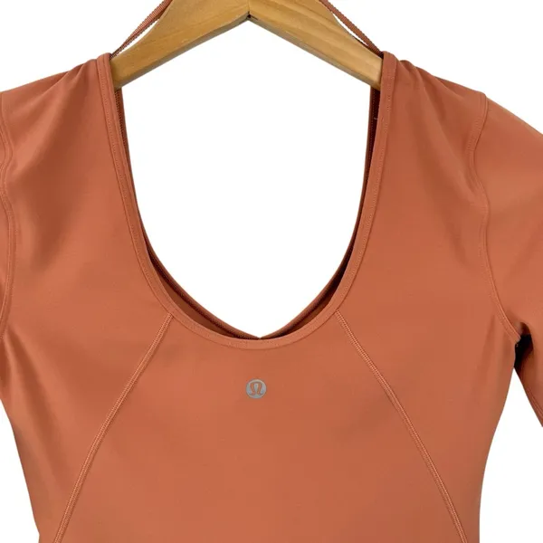 Lululemon Align Long Sleeve Shirt Womens Size 2 Pink Savannah Athletic Yoga Run - Image 10