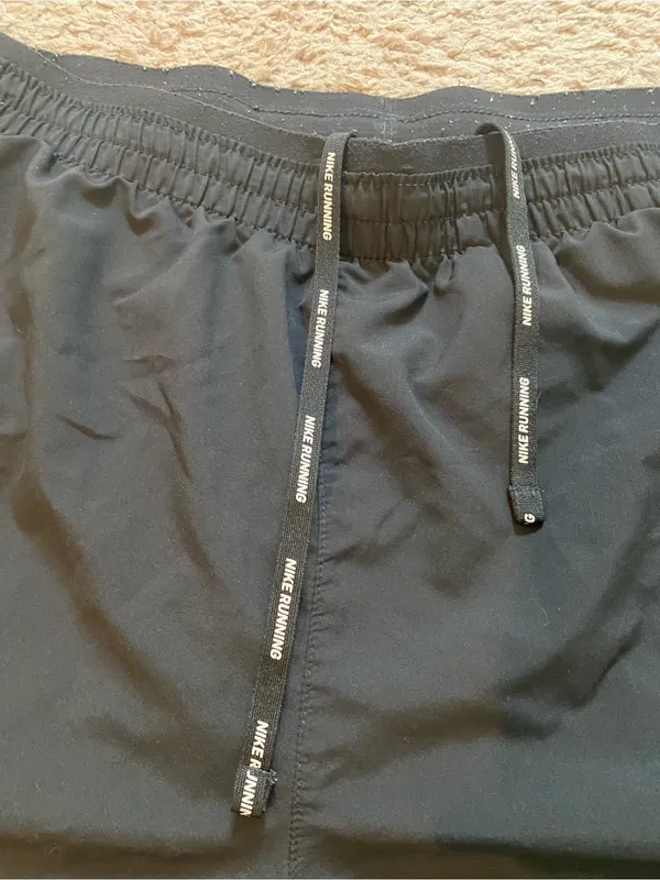 Nike Black Womens Running Shorts with Reflective Swoosh - Image 6