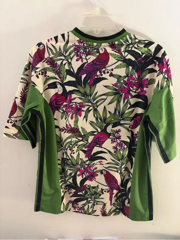 Farm Rio X Adidas Premium T-Shirt XS NWT - Image 7