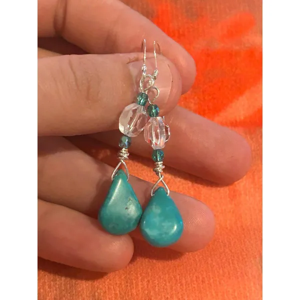 Lot d018 earrings silver plated - Image 3