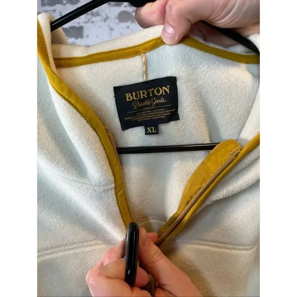 Burton | women fleece full zip coat with hood - Image 2