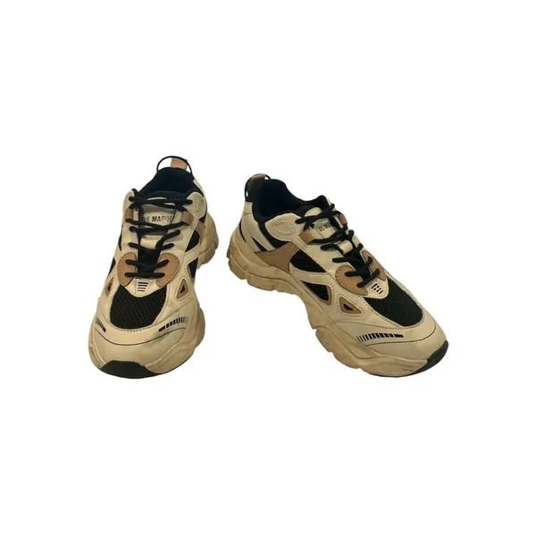 Steve Madden Possession Chunky Platform Sneakers Black Tan 8M Streetwear Y2K - Image 2