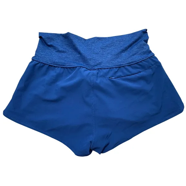 Prana Sunriver Board Swim Short Blue Womens M‎ UPF 50 Fold Over Waist Band NWT - Image 9