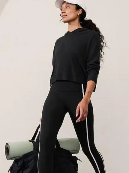 Athleta M Presence Hoodie Black Medium - Image 2
