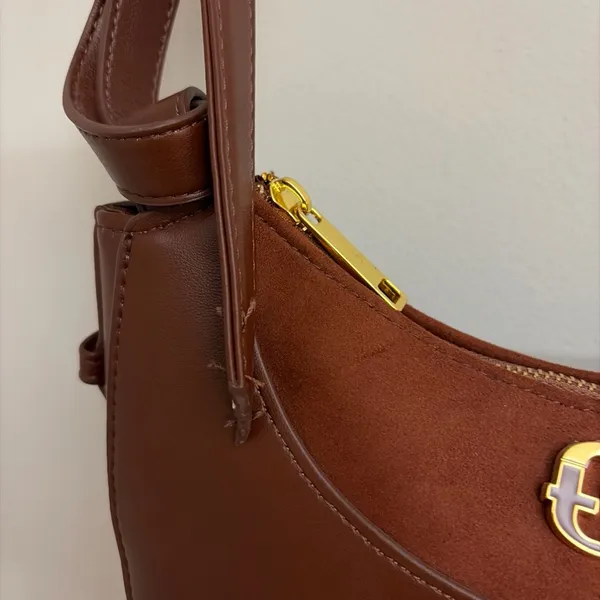 Time And Tru New! Brown Olivia Cross Body Purse - Image 5