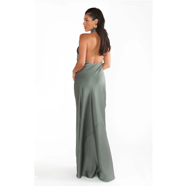 Show Me Your MuMu Jasmine Dress Deep Sage Size Medium - Image 4
