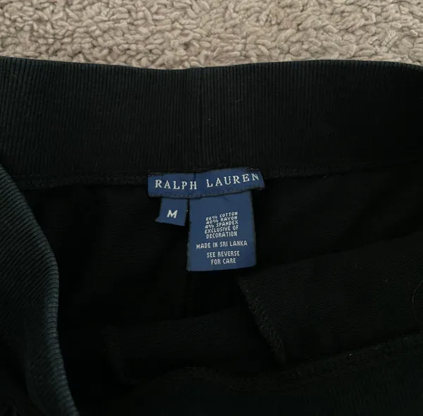 Ralph Lauren vintage black low waisted pajama/pj/ leep pants - Image 7