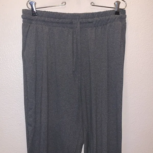 Love Streak grey comfy jogger style sweatpants with pockets - Image 2