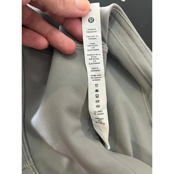 Lululemon Swift Speed High-Rise Tight‎ 28" Gull Grey Size 0 - Image 8