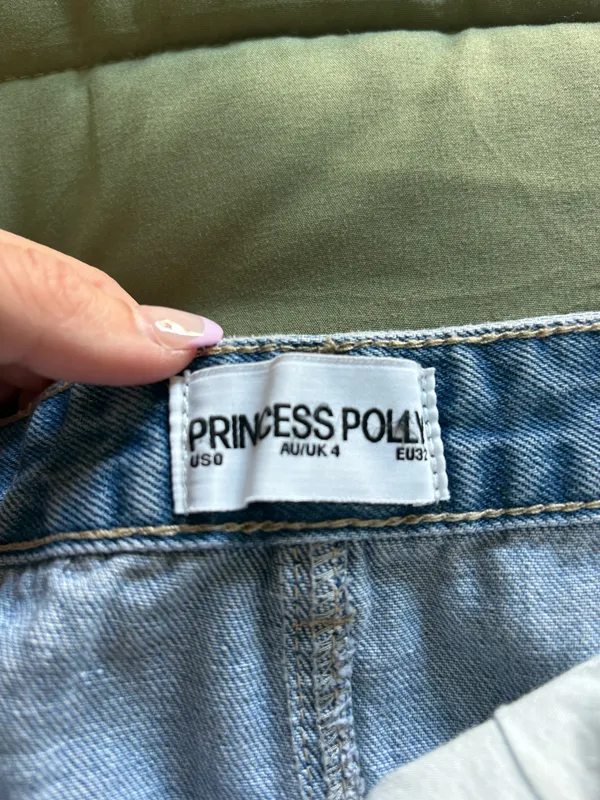 Princess Polly Pleated Denim Mini Skirt - Image 5