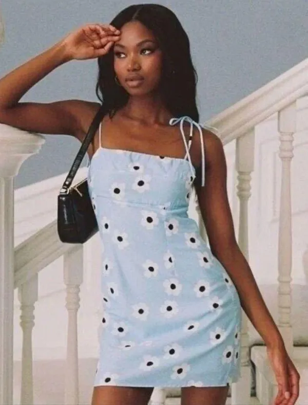 Princess Polly Dare Mini Dress Mini Floral Pastel Spring 90s 4 - Image 4