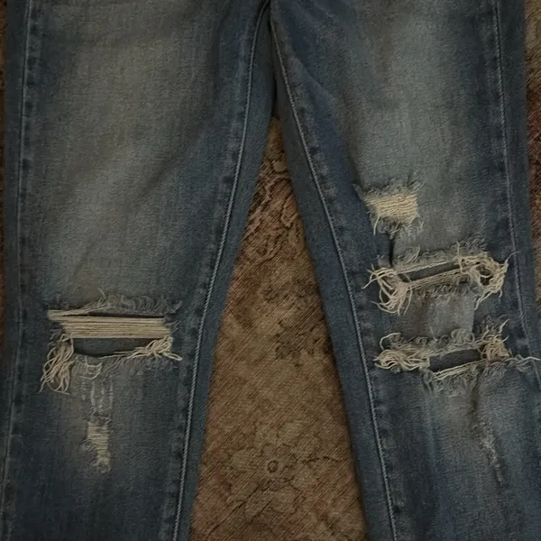Kancan 27/7 Women’s Distressed Blue Jeans - Image 6