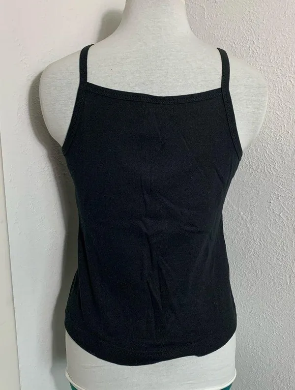 Sturgis South Dakota 2000 Y2K vintage women’s black American flag tank top M - Image 3
