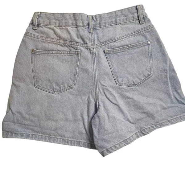 Urban Bliss Women's High Rise Denim Shorts Light Wash Blue Size‎ 4 Casual Summer - Image 6