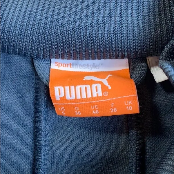 Puma gray zip up track jacket - Image 3