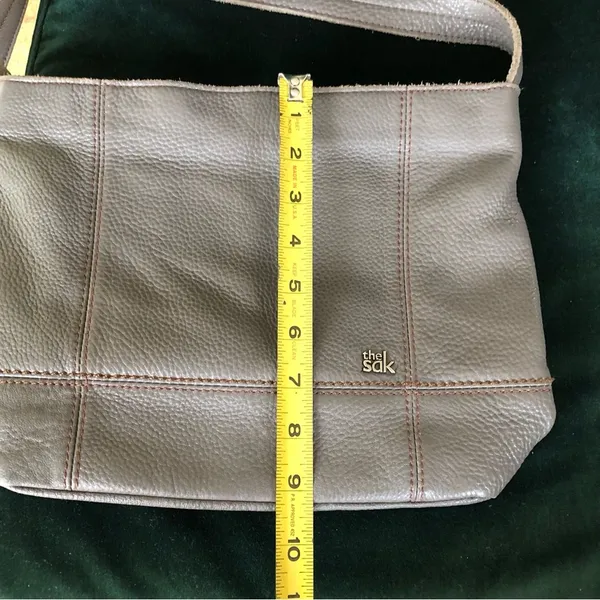 The Sak Gray Leather Shoulder Purse - Image 14