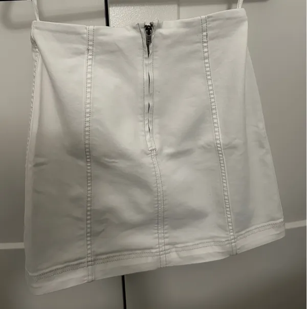 Free People White Mini Skirt - Image 3