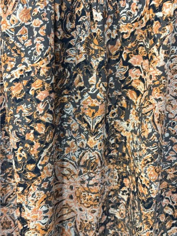 Maurices Gray & Orange Floral Dress - Size M - Image 3