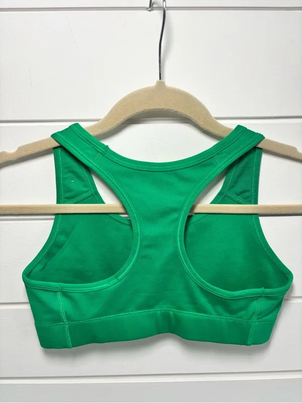 Nike DRI- FIT Green Sports Bra size S P - Image 2