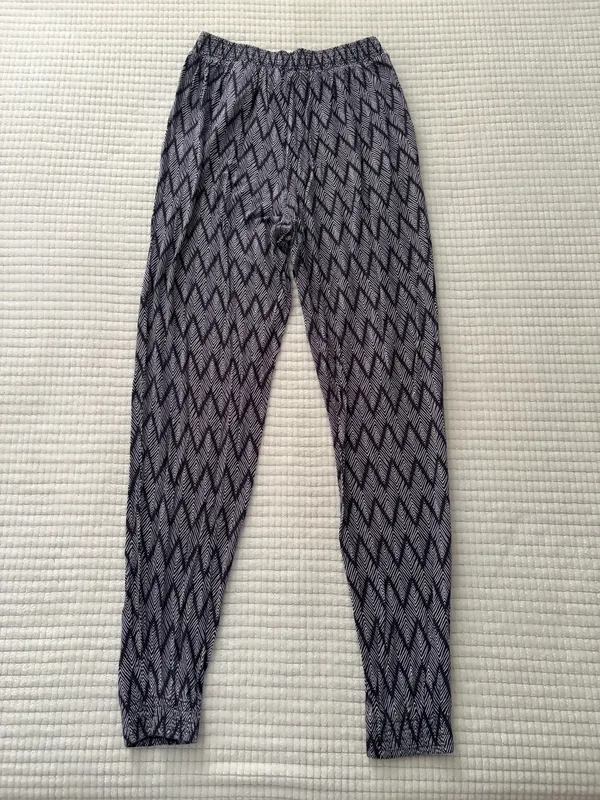 H&M Blue and White Pants Size XS - Image 3