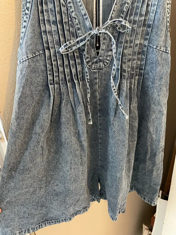 Amazon Denim Short Romper  - Image 3