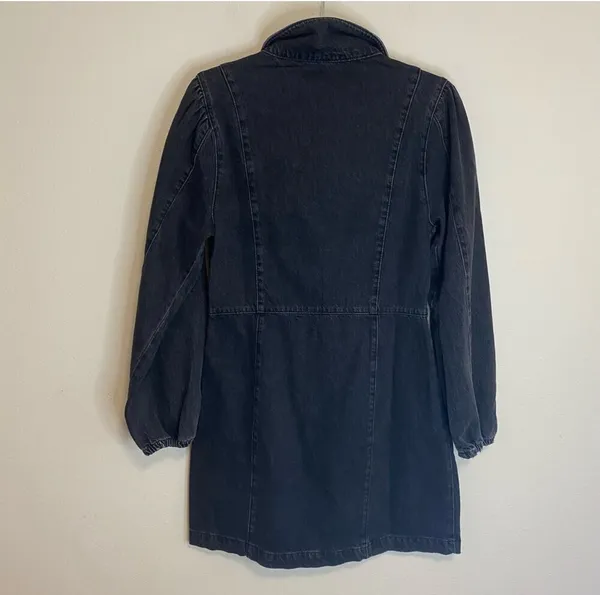 Free People Mia denim mini dress Sz L - Image 5