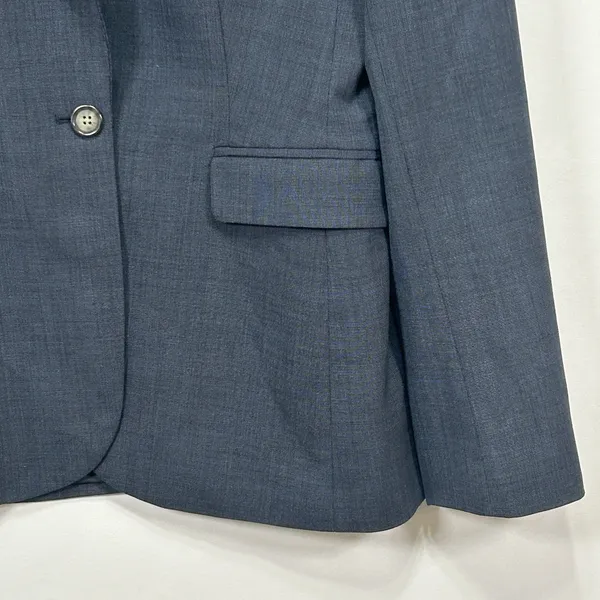 Banana Republic Wool Blazer Women's Preppy Business Casual Jacket Blue Size‎ 6 - Image 5