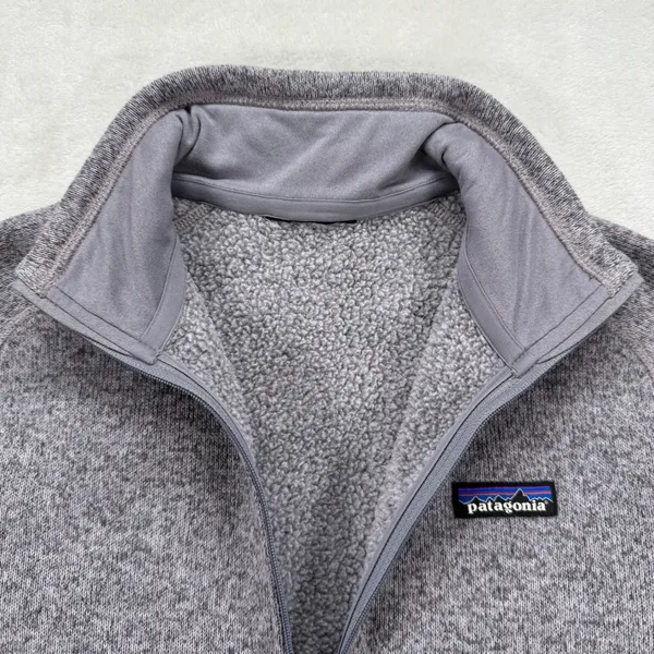 Patagonia Better Sweater‎ 1/4 Zip Fleece Pullover Gray Outdoor Womens Size M - Image 5