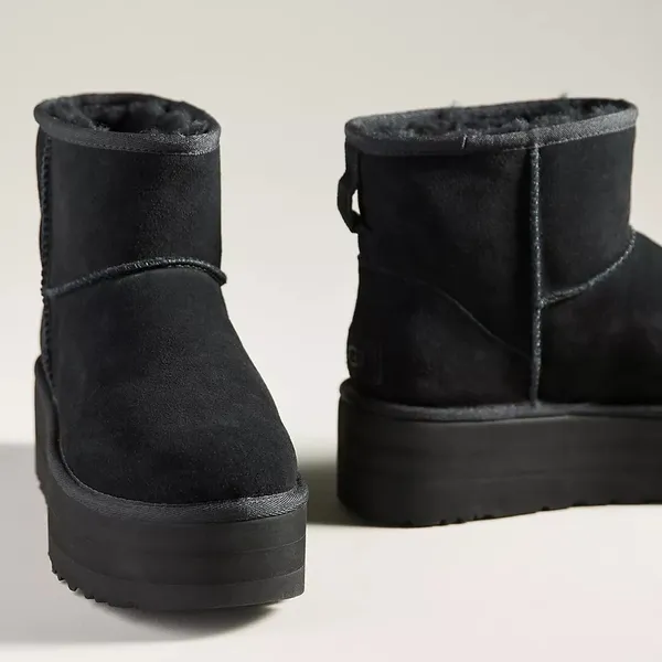 New Anthropologie + UGG Classic Mini Platform Boots - Black - Image 2
