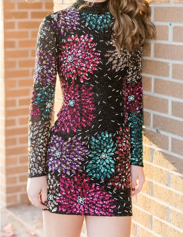 Jovani sequin homecoming dress - Image 3