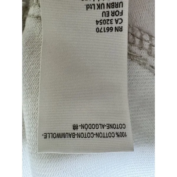 Free People We The Free Brea‎ Cutoff Skirt Deco White Women's Size 25 - Image 12