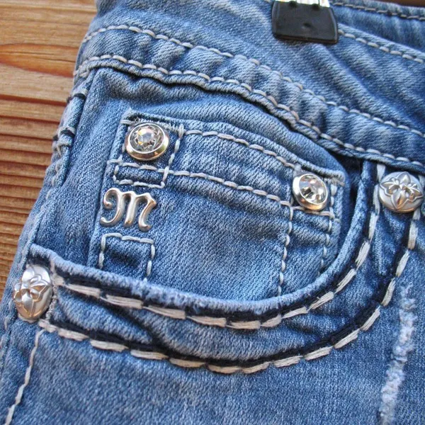 Miss Me Distressed Boot Cut Jeans - Image 5