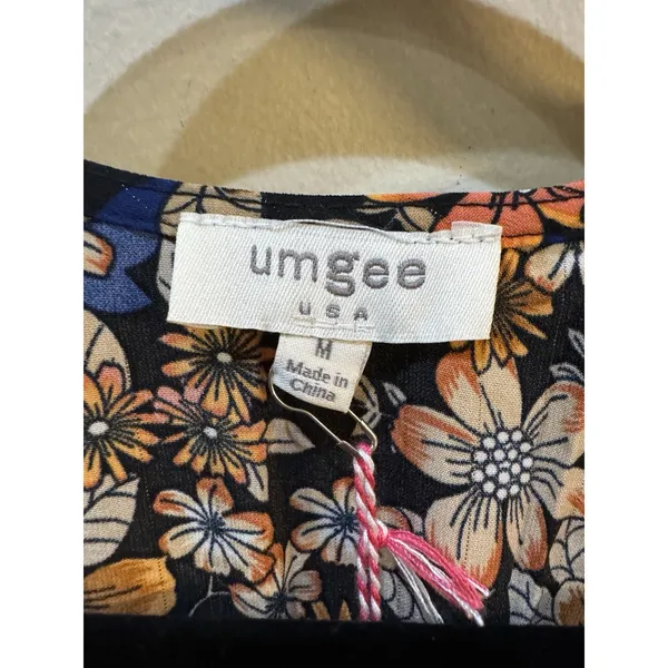 Umgee mixed floral print tiered midi dress Wildflower Midi Dress Size Medium - Image 6