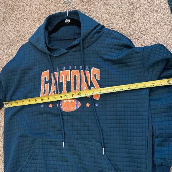 Florida Gators Hoodie Navy Blue Large NCAA Football Sweatshirt Cozy Gameday - Image 8