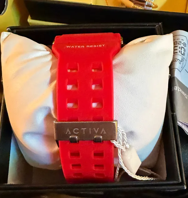 Invicta Activa Digital Essentials 56MM Mens Oversized LUXE COLLECTION Red / Black Watch! - Image 5