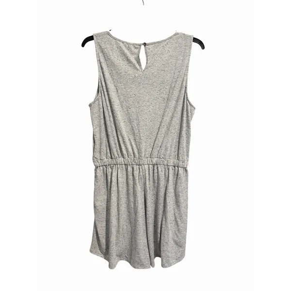 Hem and Thread Romper Size Large Button Front V Neck Short‎ Sleeve Gray #BBB12-1 - Image 7