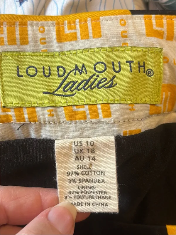 Loudmouth Golf Disco Balls skort sz 10 - Image 3