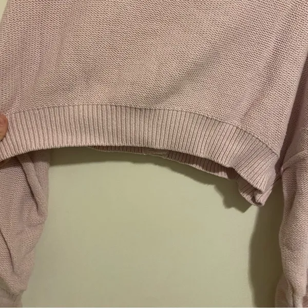 BDG Pink Cropped Cardigan Sweater size Large - Image 7