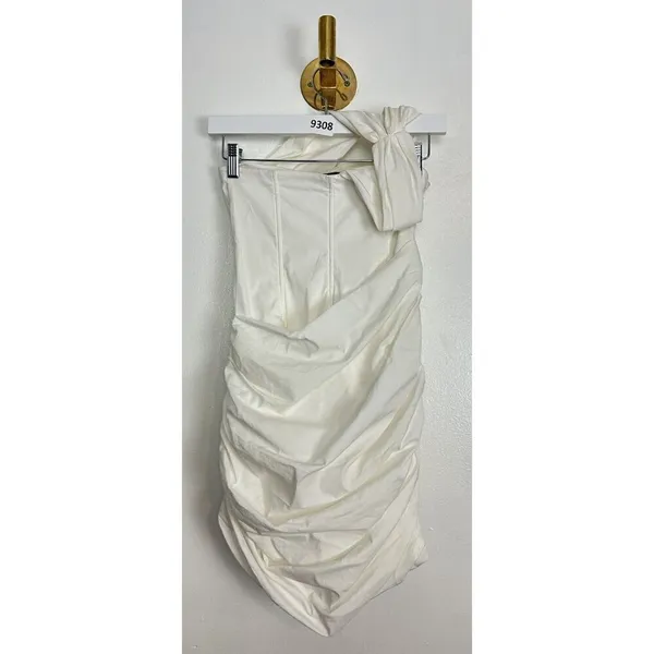 HOUSE OF CB Clementine Cut Out Mini Dress in White Size X-Small - Image 12